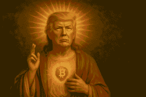 Crypto Jesus Trump