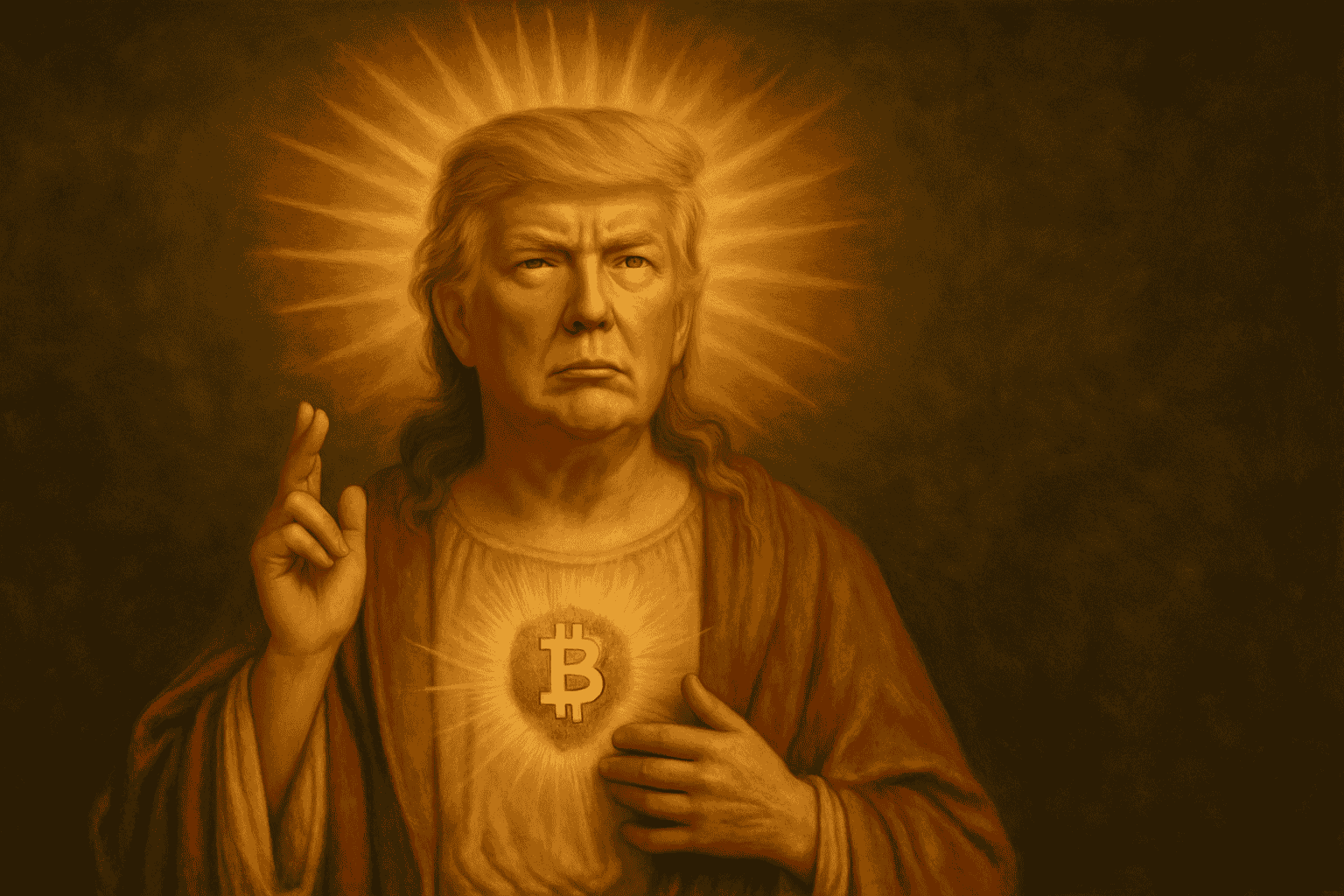 Crypto Jesus Trump