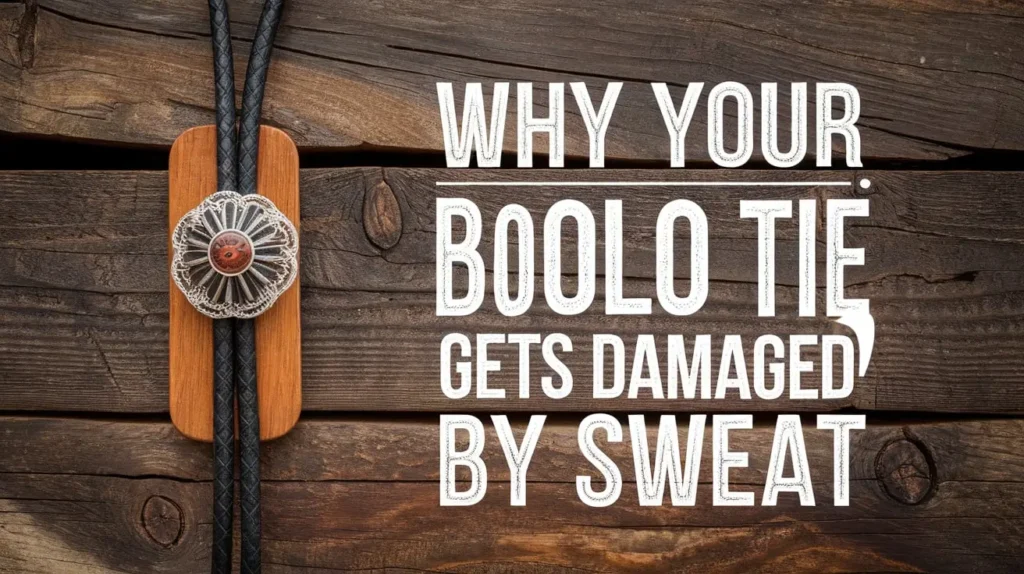 Why Your Bolo Tie Gets Damaged by Sweat